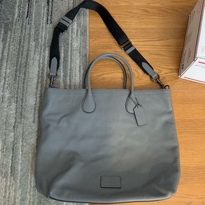 Coach Large Gray Tote with Shoulder Strap